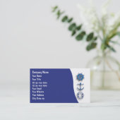 Cartes de visite marines (Debout devant)
