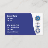 Cartes de visite marines (Devant)
