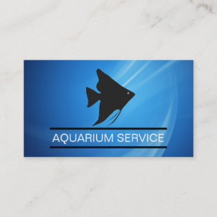 Cartes de visite marins d'aquarium