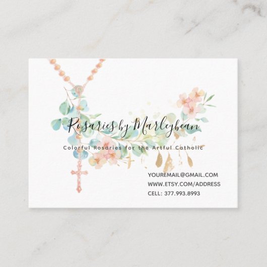 Cartes de visite MarleyBean (Devant)