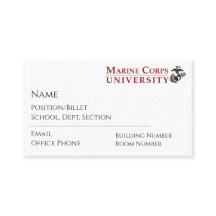 Cartes de visite MCU