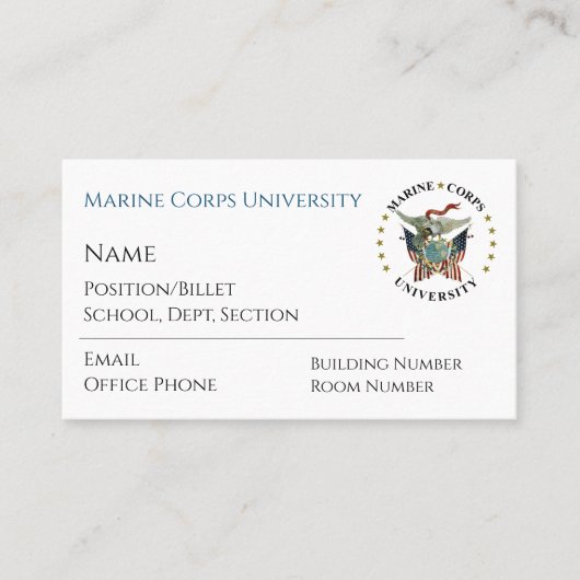 CARTES DE VISITE MCU (Devant)