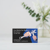 Cartes de visite mécaniciens automobiles (Debout devant)