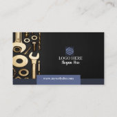 Cartes de visite mécaniciens automobiles 17 Pack d (Dos)