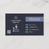 Cartes de visite mécaniciens automobiles 17 Pack d (Devant)