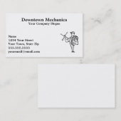 Cartes de visite mécaniques (Devant / Derrière)