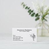 Cartes de visite mécaniques (Debout devant)