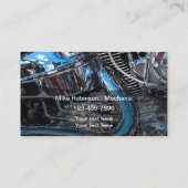 Cartes de visite mécaniques à deux côtés de moto (Dos)