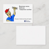 Cartes de visite mécaniques - Faites-les vous-même (Devant / Derrière)