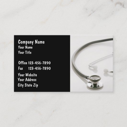 Cartes de visite Médicale (Devant)