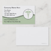 Cartes de visite Médicale (Devant / Derrière)