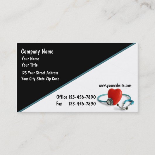 Cartes de visite Médicale (Devant)