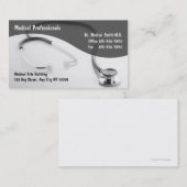 Cartes de visite Médicale (Devant / Derrière)