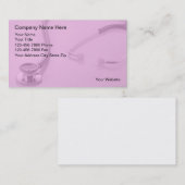 Cartes de visite Médicale (Devant / Derrière)