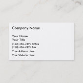 Cartes de visite Médicale (Dos)