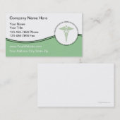 Cartes de visite Médicale (Devant / Derrière)