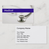 Cartes de visite Médicale (Devant / Derrière)