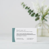 Cartes de visite Médicale d'oncologie (Debout devant)
