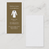 Cartes de visite Médicale d'uniformes (Devant / Derrière)