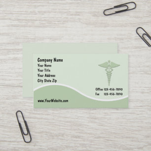 Cartes de visite médicales