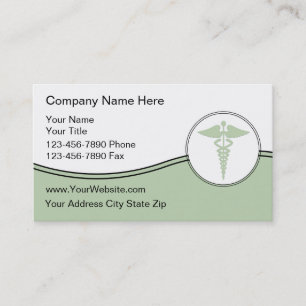 Cartes de visite médicales
