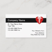 Cartes de visite Médicales (Devant)