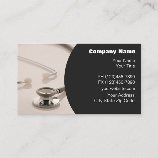 Cartes de visite Médicales (Devant)