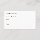 Cartes de visite Médicales (Dos)