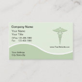 Cartes de visite Médicales (Devant)