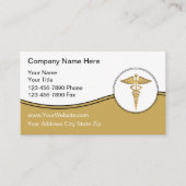 Cartes de visite Médicales (Devant)