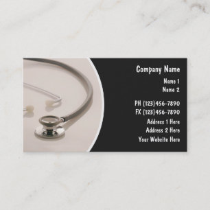 Cartes de visite médicales