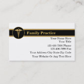 Cartes de visite Médicales (Devant)