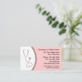 Cartes de visite Médicales (Debout devant)