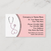 Cartes de visite Médicales (Devant)