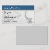 Cartes de visite Médicales (Devant / Derrière)