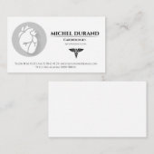 Cartes de visite Médicales Cardiologue (Devant / Derrière)