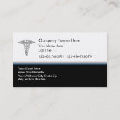 Cartes de visite Médicales classiques (Devant)