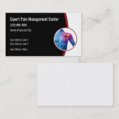 Cartes de visite Médicales de gestion de la douleu (Devant / Derrière)