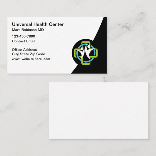 Cartes de visite Médicales de la médecine (Devant / Derrière)