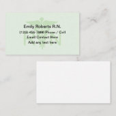 Cartes de visite Médicales de la RN de conception  (Devant / Derrière)