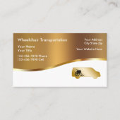 Cartes de visite Médicales de transport en fauteui (Devant)