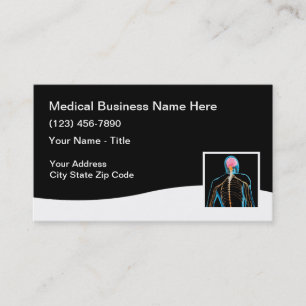 Cartes de visite médicales design moderne