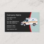Cartes de visite Médicales EMS d'urgence (Devant)