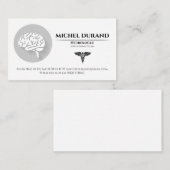 Cartes de visite Médicales Neurologue (Devant / Derrière)