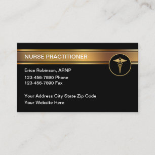 Cartes de visite médicales pour infirmière pratici