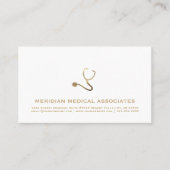 Cartes de visite Médicales simples et élégants (Devant)