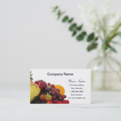 Cartes de visite mélangés de fruit (Debout devant)