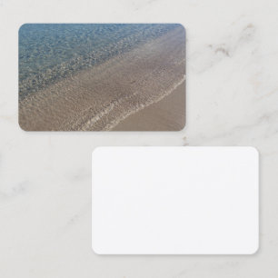 Cartes de visite Mer cristalline