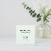 Cartes de visite Merci Simple Moderne (Debout devant)