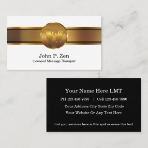 Cartes de visite Message
